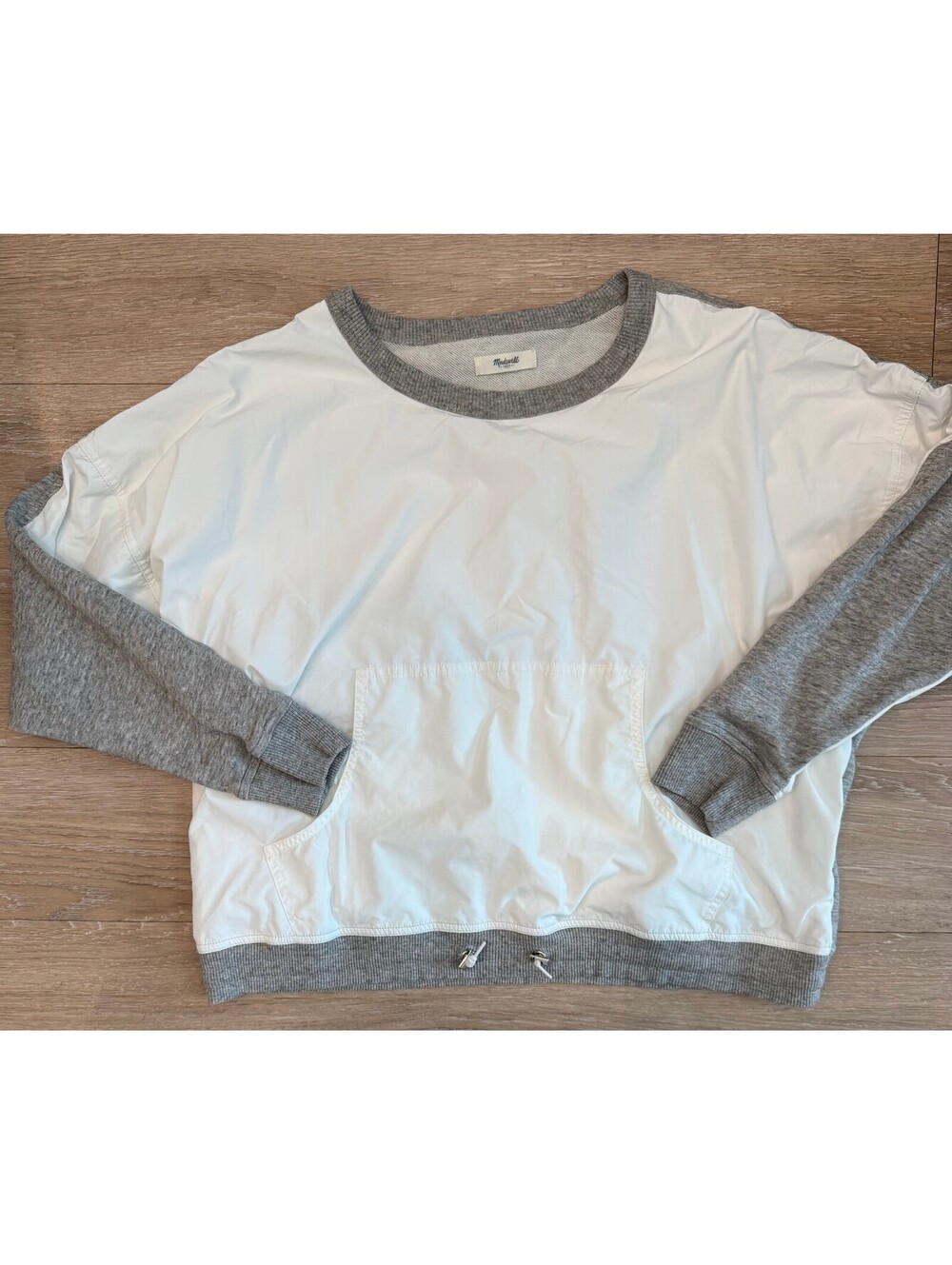 Madewell Windbreaker Sweatshirt Size Large
